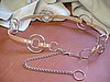 Chain and Circles Fashion Belt