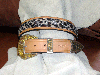 Rhinestone Leopard Belt