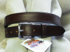 1 1/2" English Bridle Leather Creased Dress Belt
