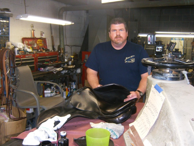 Mike putting new billets on a Stubben.