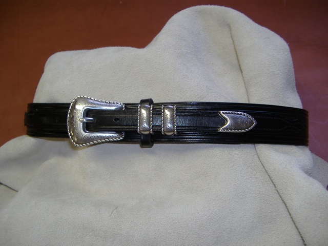 1 1/4" Western Rope 4 Piece Ranger Belt