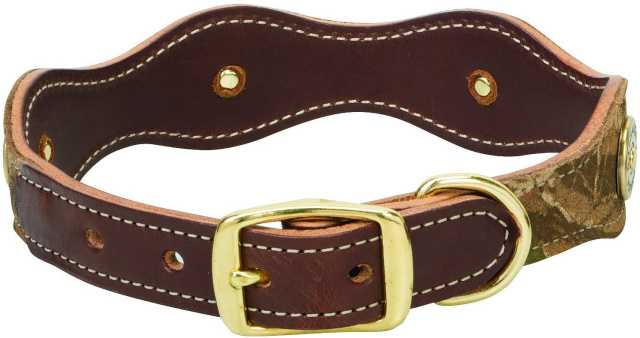 Weaver Leather Backwoods Collar  - Pink or Green - 15" or 17"