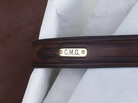 Brass or Silver Plated Brass Name Plate For Belts