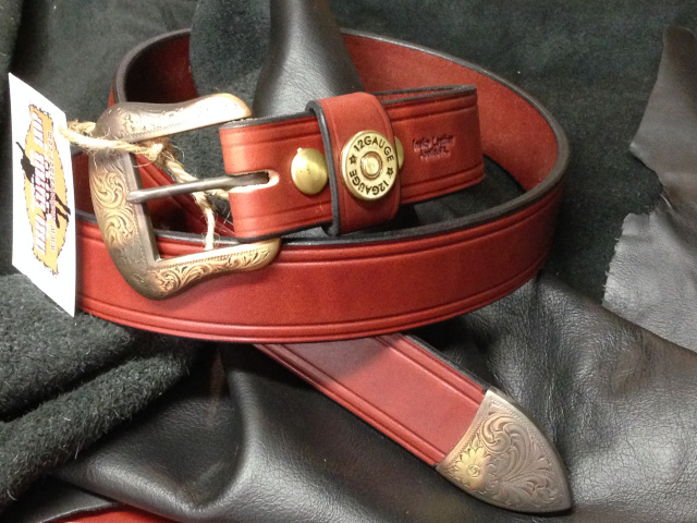 Burnt Buckle Single Shotgun Shell Belt