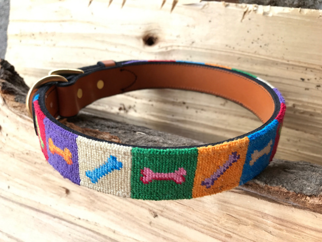 Needlepoint Dog Collars