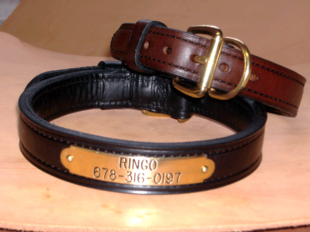 Dog Collars - English Bridle Leather Insko Made