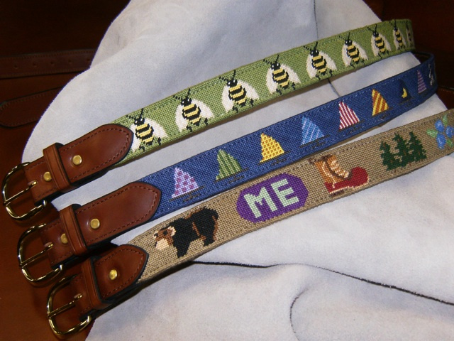 Needlepoint Belts