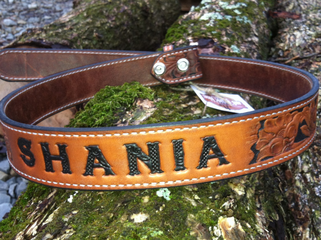 1 1/2" Cowboy Belt with Name