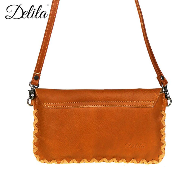 RLC-L076 Delila 100% Genuine Leather Clutch