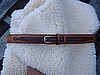 1 1/4" 2 Tone English Bridle Leather Ranger Belt
