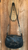 Day Tripper Pocket Front Navy Handbag with Horse (Or your own design) and Chained strap