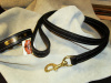 Dog Collar and 6' Leather Leash Combo